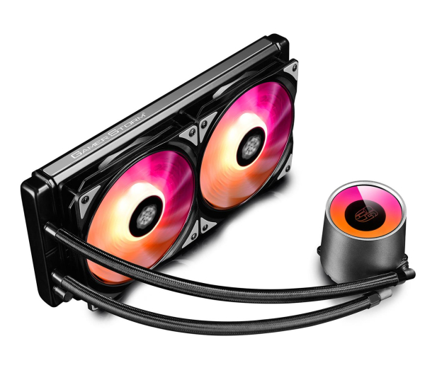 Deepcool Castle 280 RGB 2x140mm - 484083 - zdjęcie 3